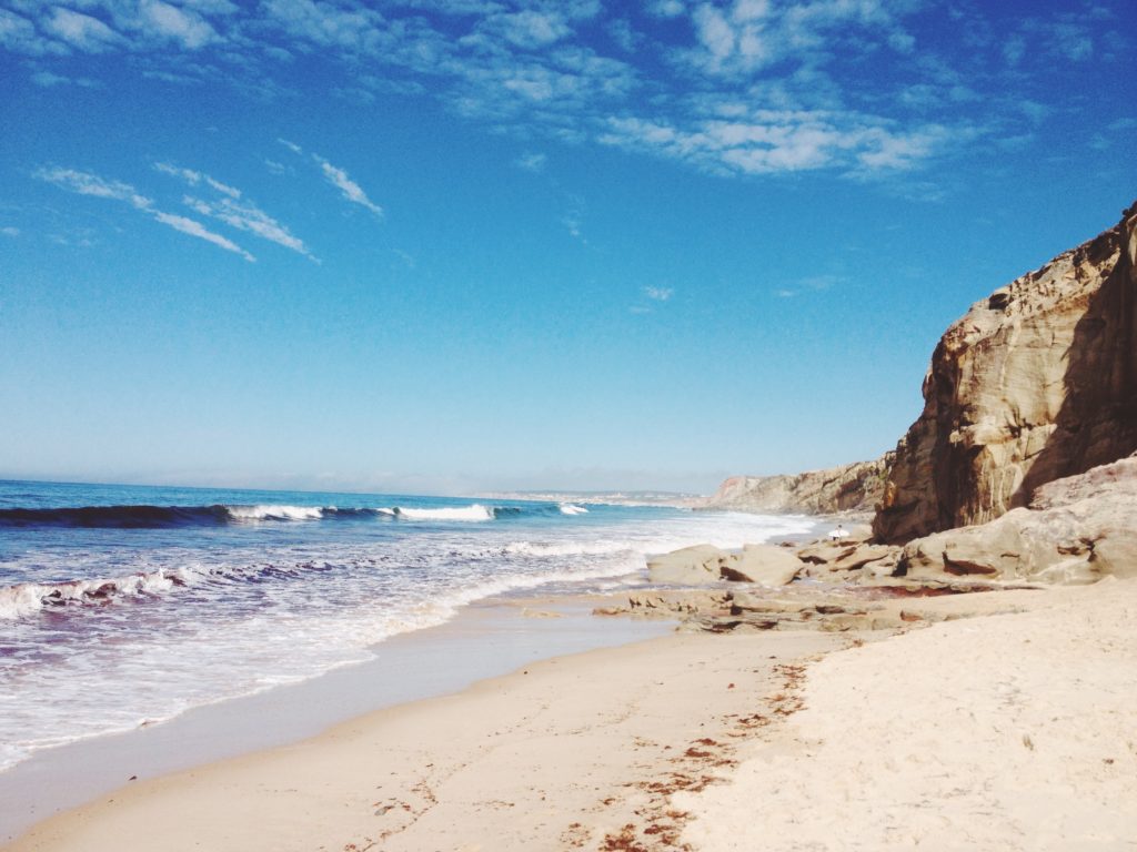 horizon at the beach